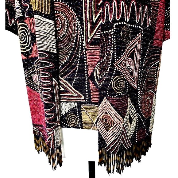 Vintage Joseph Ribkoff 90's Beaded Camisole & Jacket Metallic Thread Size 8 - Picture 3 of 10